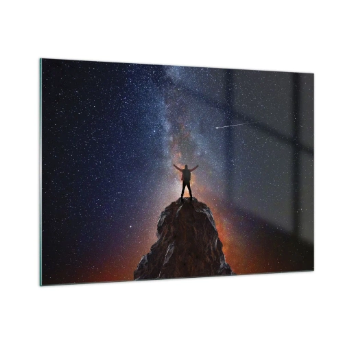 Obraz na skle - Sila je so mnou! - 100x70 cm