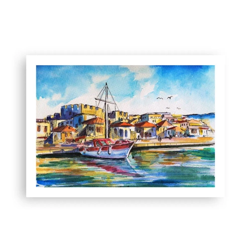 Plagát - Dúhové popoludnie - 70x50 cm