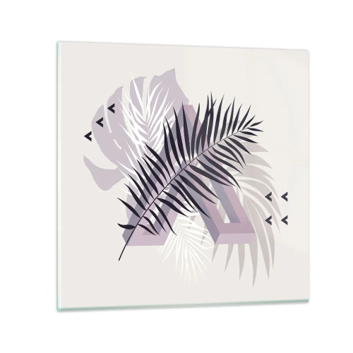 Obraz na skle - Tieň tieňa - 40x40 cm