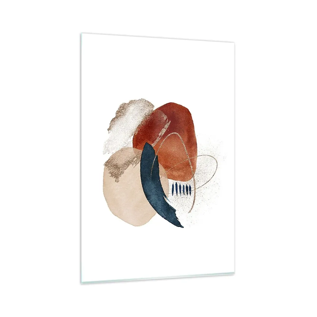 Obraz na skle - Oválna kompozícia - 80x120 cm
