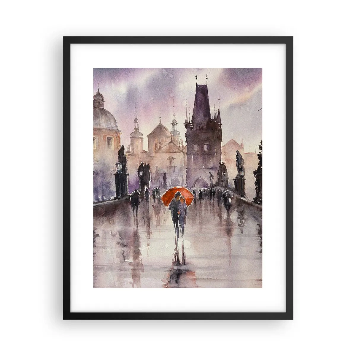 Plagát v čiernom ráme - Ľudia sa nemenia - 40x50 cm