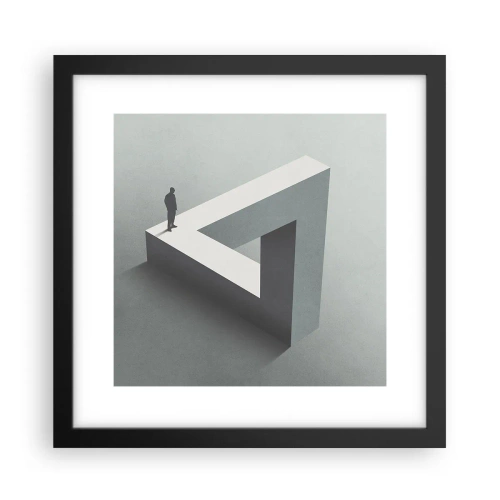 Plagát v čiernom ráme - A predsa je to možné - 30x30 cm