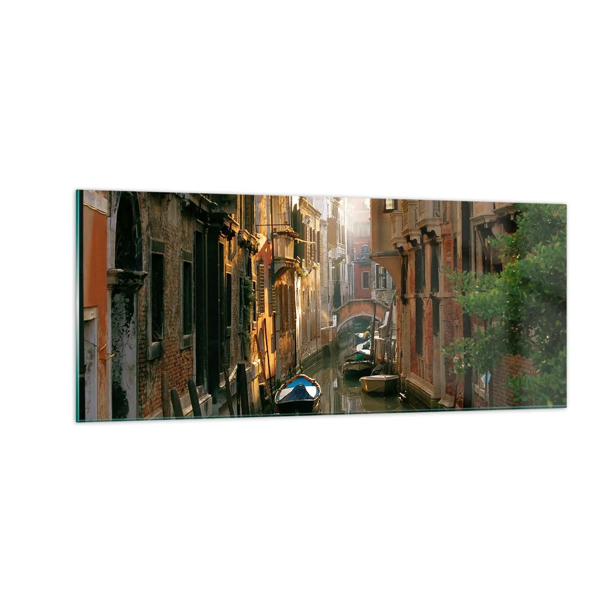 Obraz na skle - V benátskom zákutí - 100x40 cm