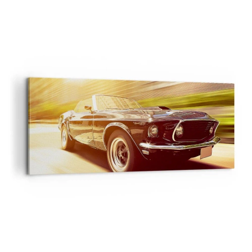 Obraz na plátne - 1967 - návrat legendy - 100x40 cm