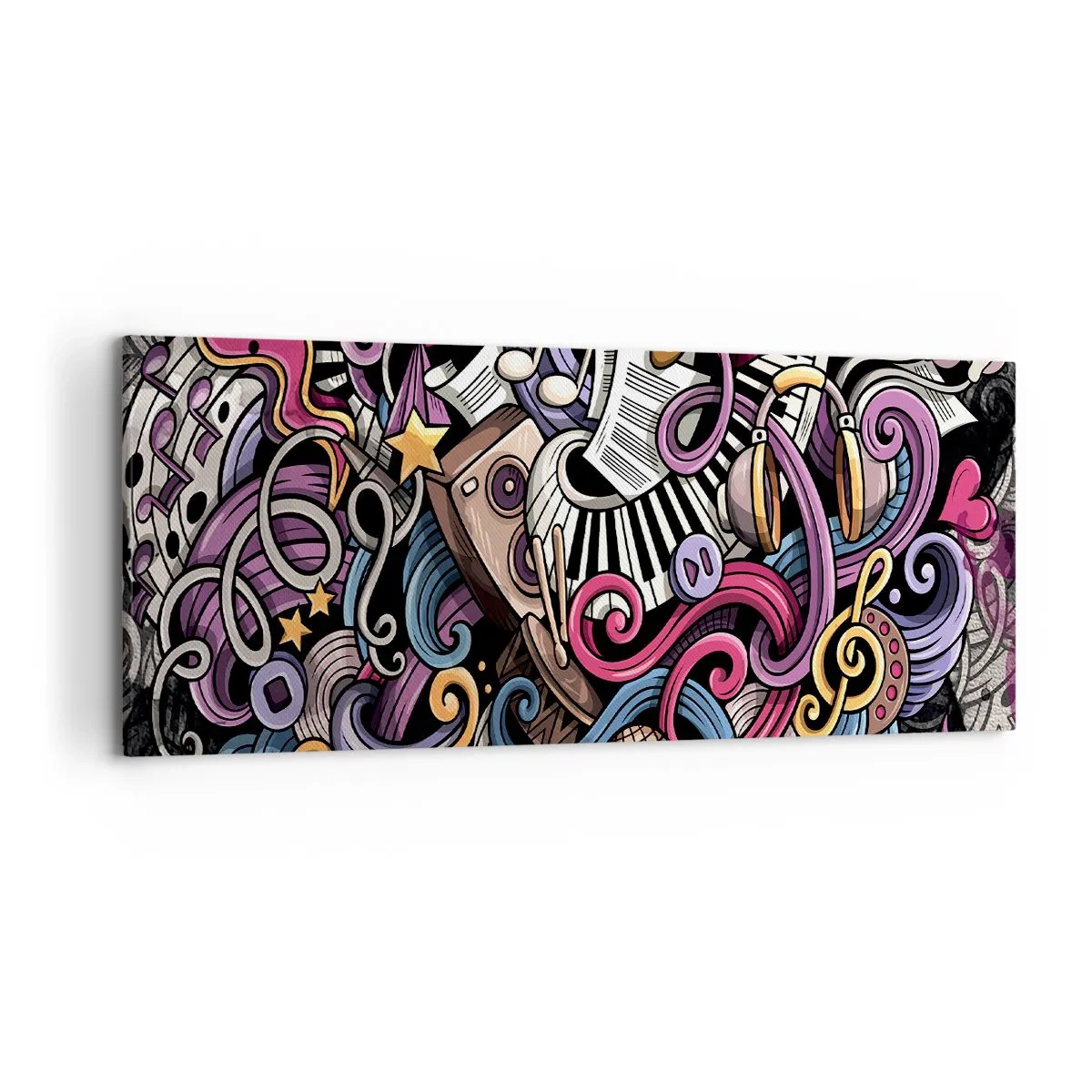 Obraz na plátne - Komplikovaná melódia - 120x50 cm