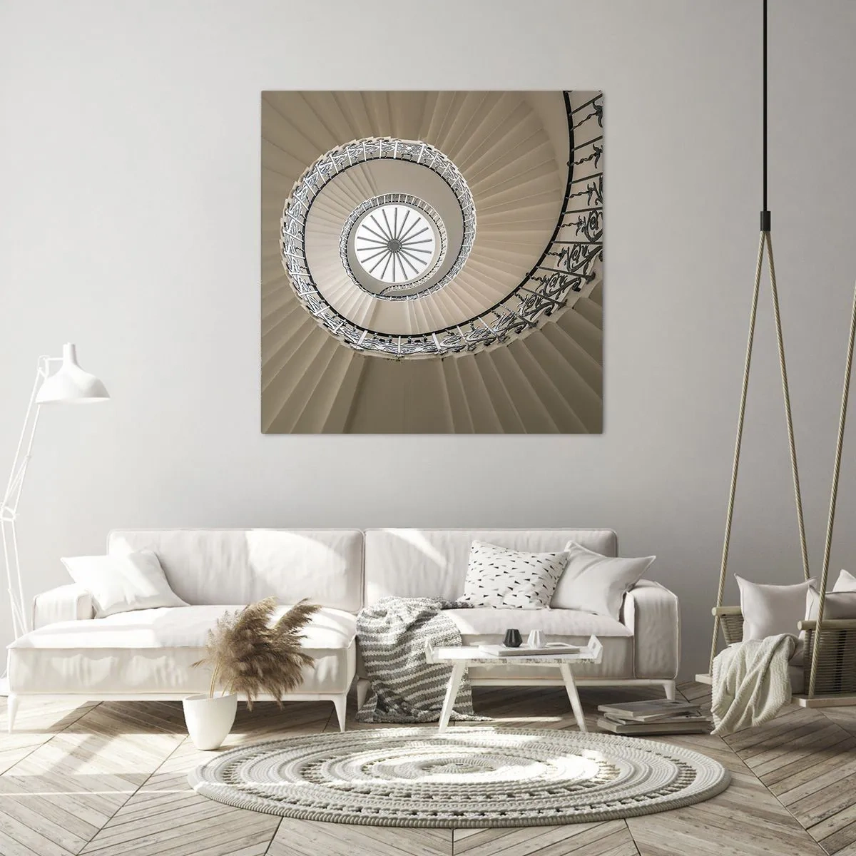 Obraz na plátne - Vnútri mušle - 60x60 cm