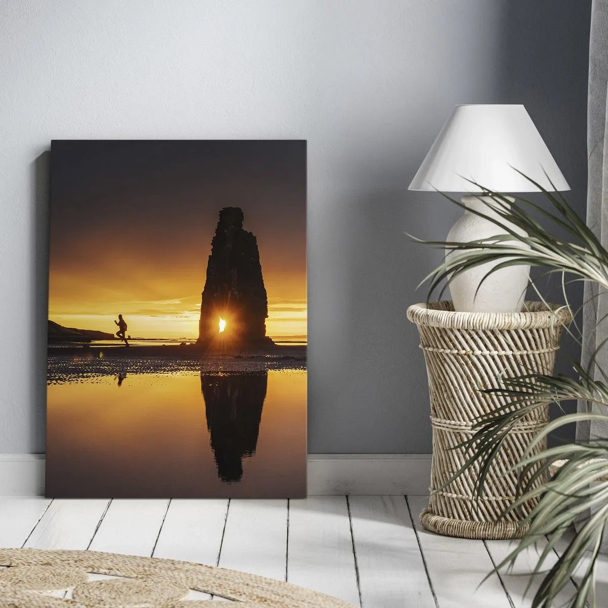 Obraz na plátne - Iba ty a príroda - 50x70 cm