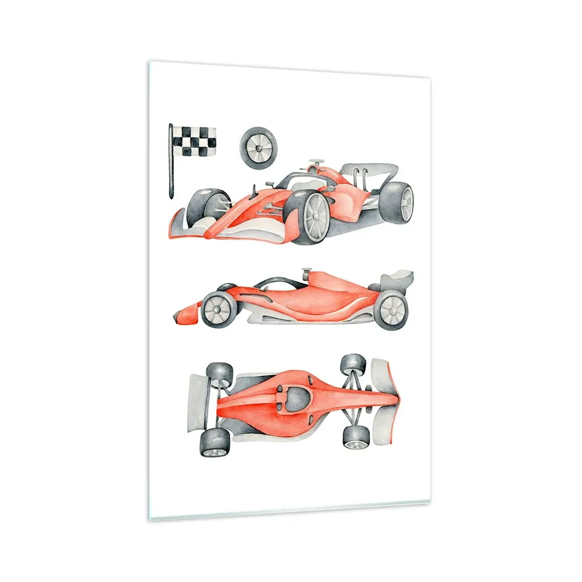 Obraz na skle - Dobehnúť sen - 80x120 cm