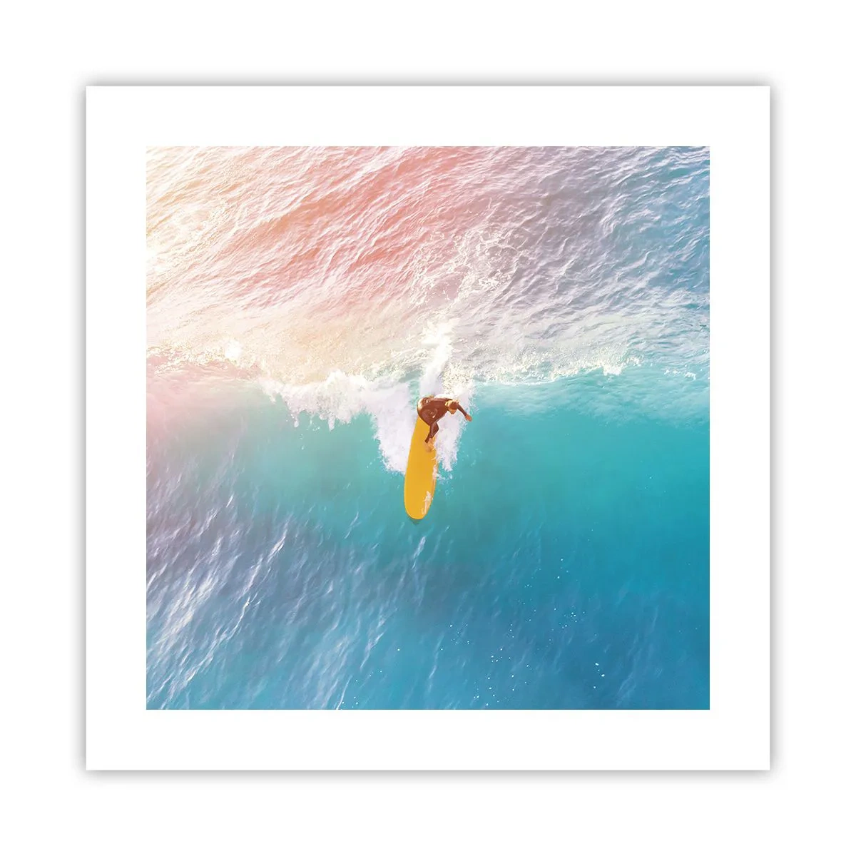 Plagát - Oceanický jazdec - 40x40 cm