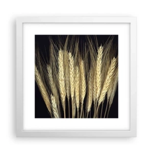 Plagát v bielom ráme - Rustikálna mágia - 30x30 cm