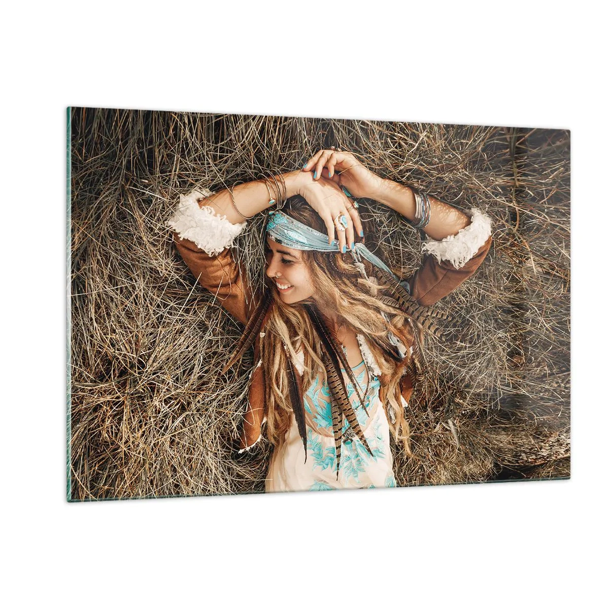 Obraz na skle - Na ceste do leta lásky - 120x80 cm