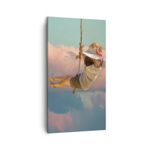 Obraz na plátne - Hra v oblakoch - 45x80 cm