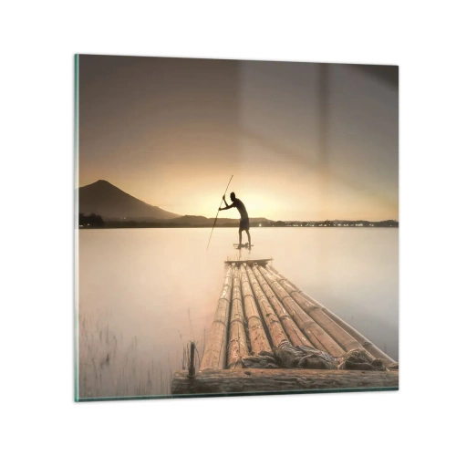 Obraz na skle - Pred odpočinkom - 30x30 cm