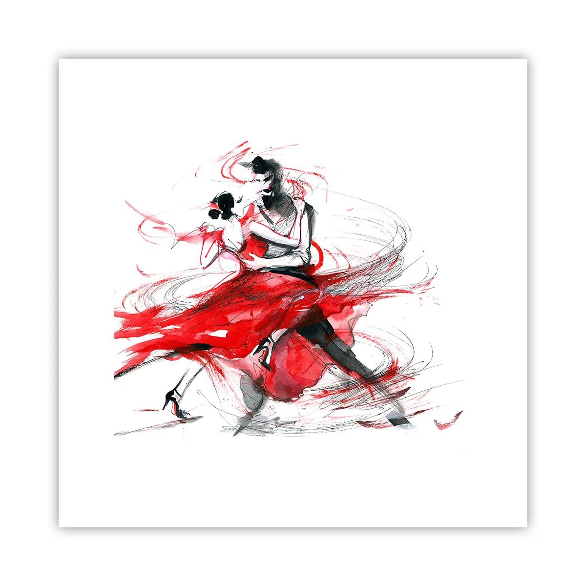 Plagát - Tango - rytmus náruživosťou - 30x30 cm