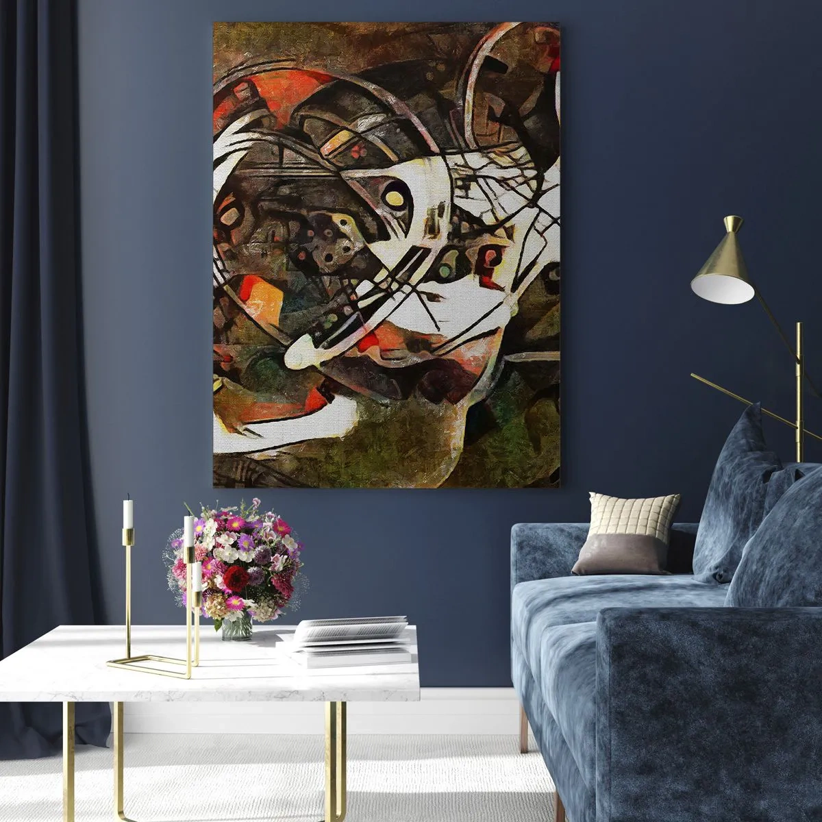 Obraz na skle - Počuješ pohyb? - 80x120 cm