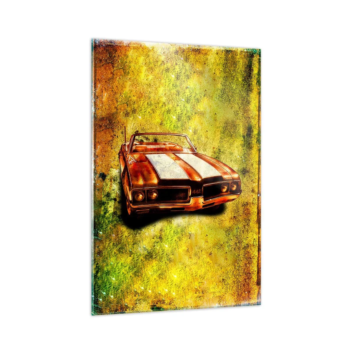 Obraz na skle - Sila začarovaná do tvarov - 70x100 cm