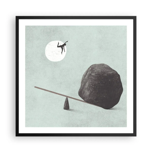 Plagát v čiernom ráme - Splnený sen - 60x60 cm