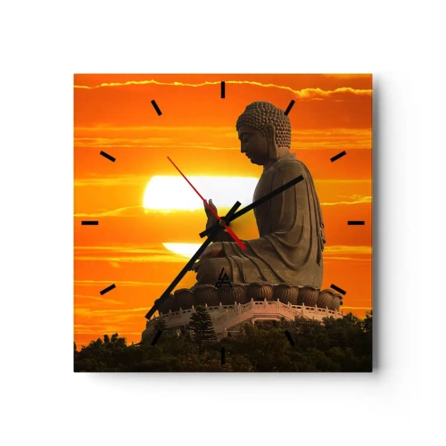 Nástenné hodiny - Bez strachu zo sveta - 30x30 cm