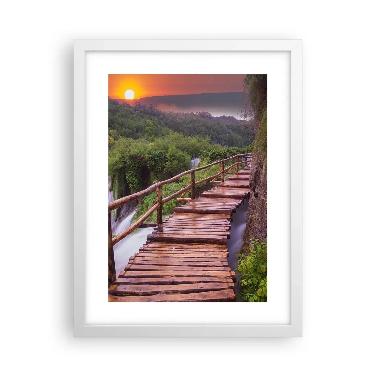 Plagát v bielom ráme - Neuveriteľná krása - 30x40 cm