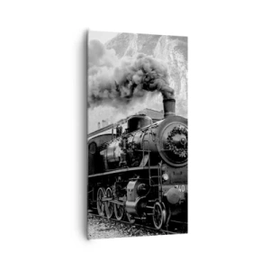 Obraz na plátne - Stojí na stanici… - 65x120 cm