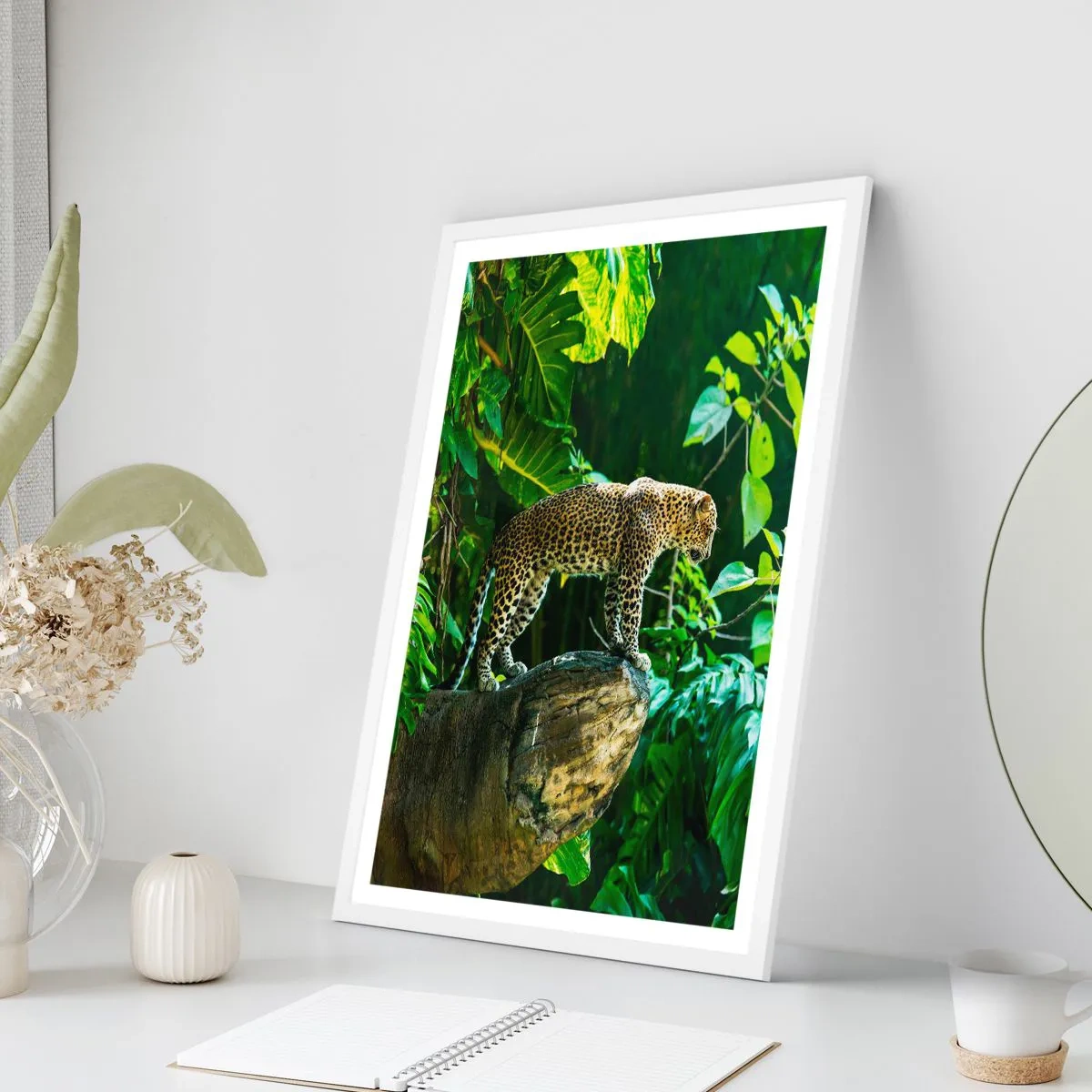 Plagát v bielom ráme - Na lov? - 70x100 cm