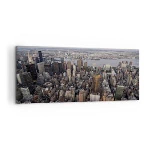 Obraz na plátne - Búšiace srdce našej doby - 100x40 cm