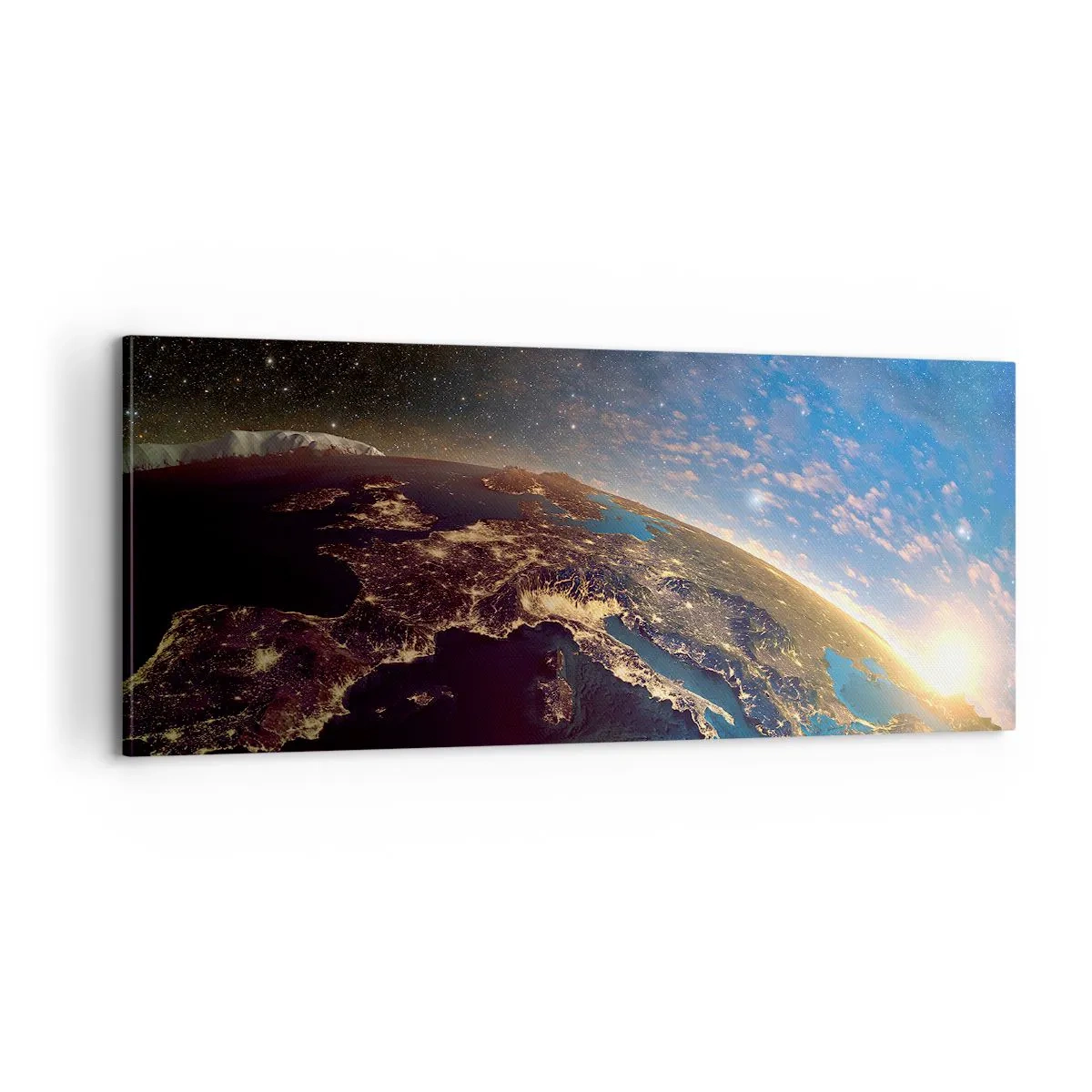 Obraz na plátne - Pozrime sa na seba s odstupom - 100x40 cm