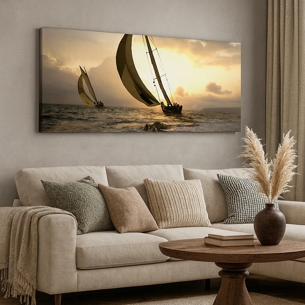 Obraz na plátne - S vetrom a proti vetru - 30x30 cm