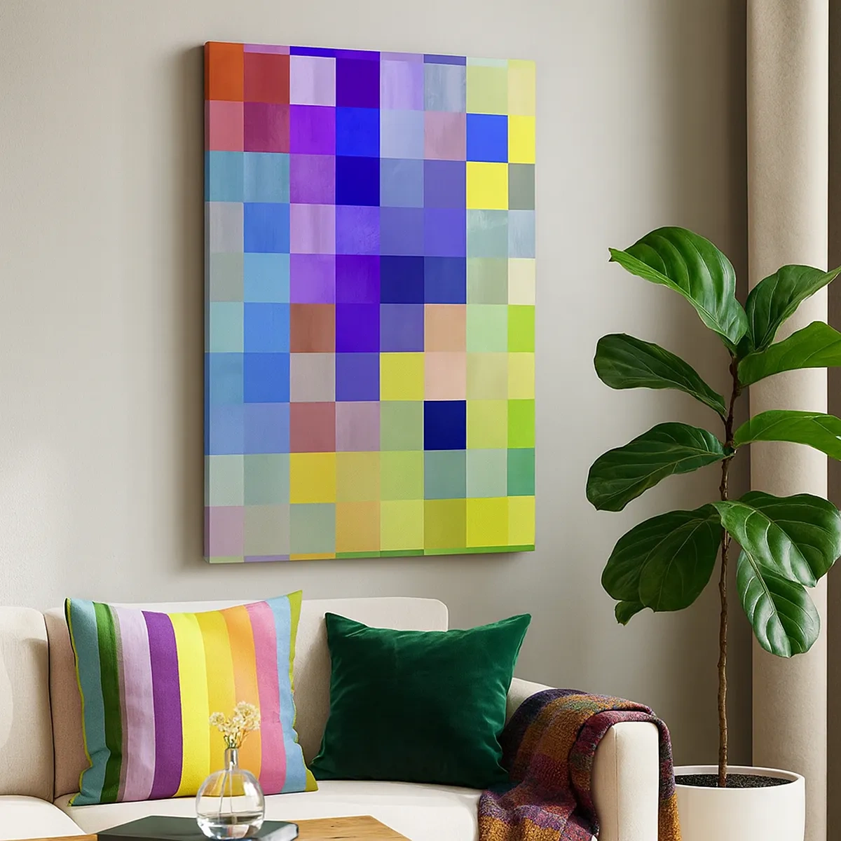 Obraz na plátne - Každý iný, všetky rovné - 50x70 cm