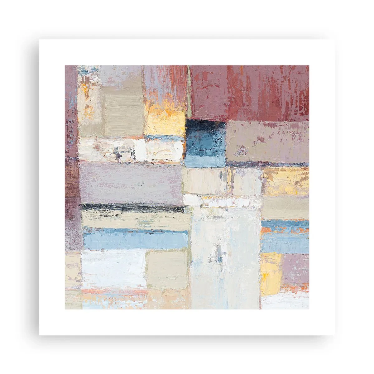 Plagát - Kľud geometrie - 40x40 cm