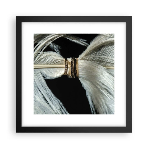Plagát v čiernom ráme - …a neopustím ťa…. - 30x30 cm