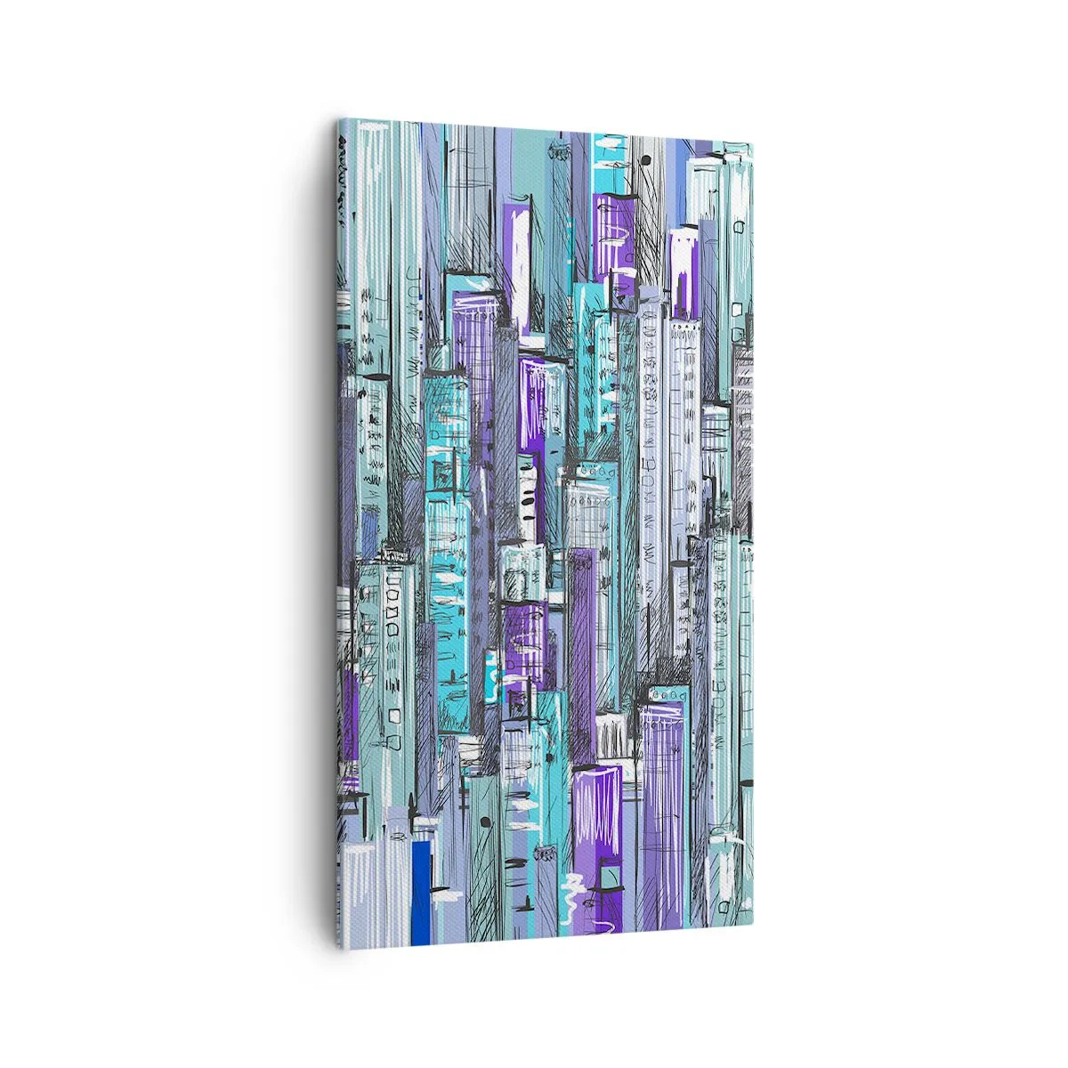 Obraz na plátne - Zmodralé od neba  - 45x80 cm