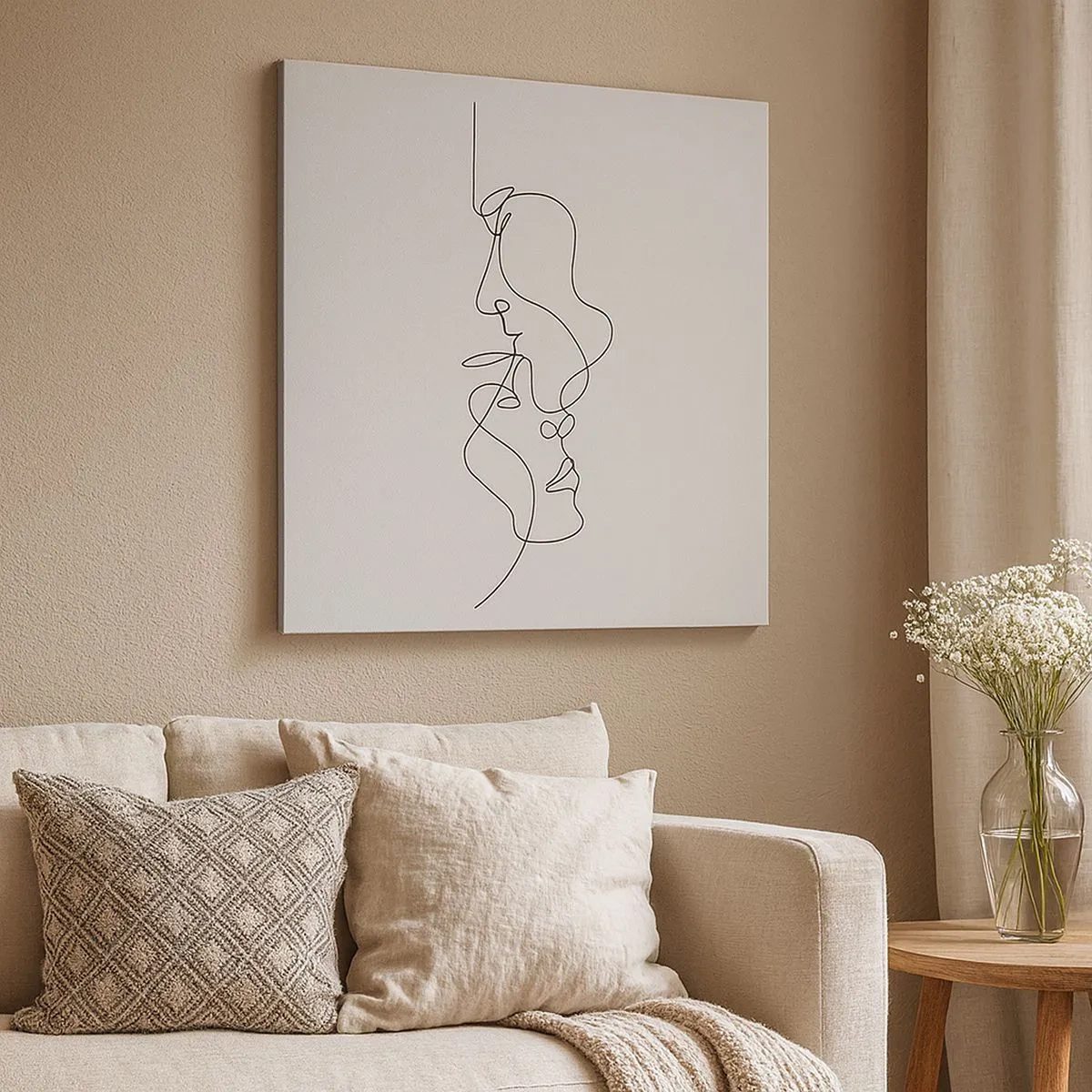 Obraz na plátne - Žiar vášnivých túžob - 30x30 cm