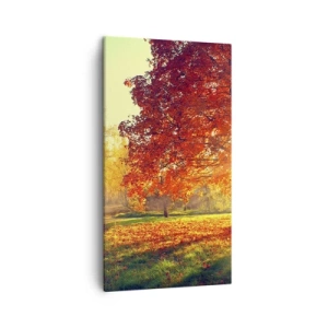 Obraz na plátne - Červené je krásne - 45x80 cm