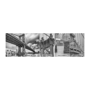 Vzorka fototapety Premium Canvas - Do srdca mesta - New York, Mesto, Manhattan - 100x30 cm