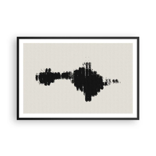 Plagát v čiernom ráme - Vibrácie predstavivosti - 91x61 cm