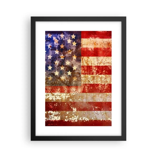 Plagát v čiernom ráme - Chvála nekončí - 30x40 cm