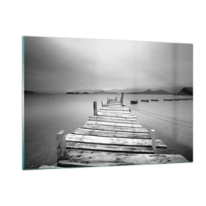 Obraz na skle - Za horami, za morom  - 120x80 cm