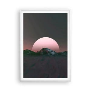 Plagát v bielom ráme - V susednej galaxii - 70x100 cm