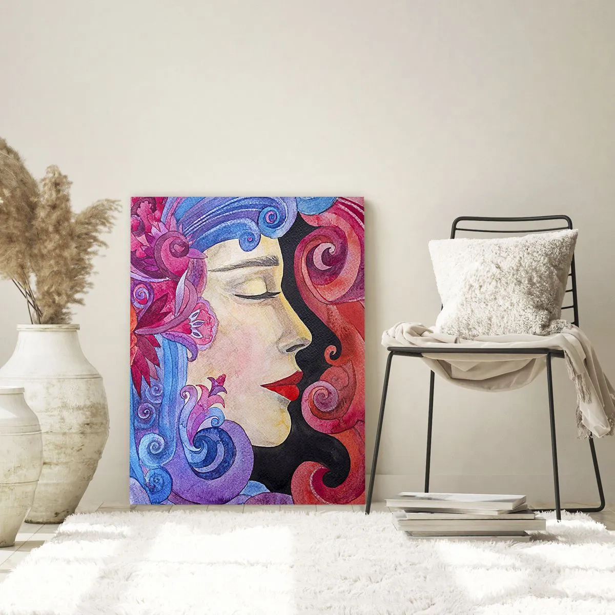 Obraz na skle - Secesia stále živá - 80x120 cm