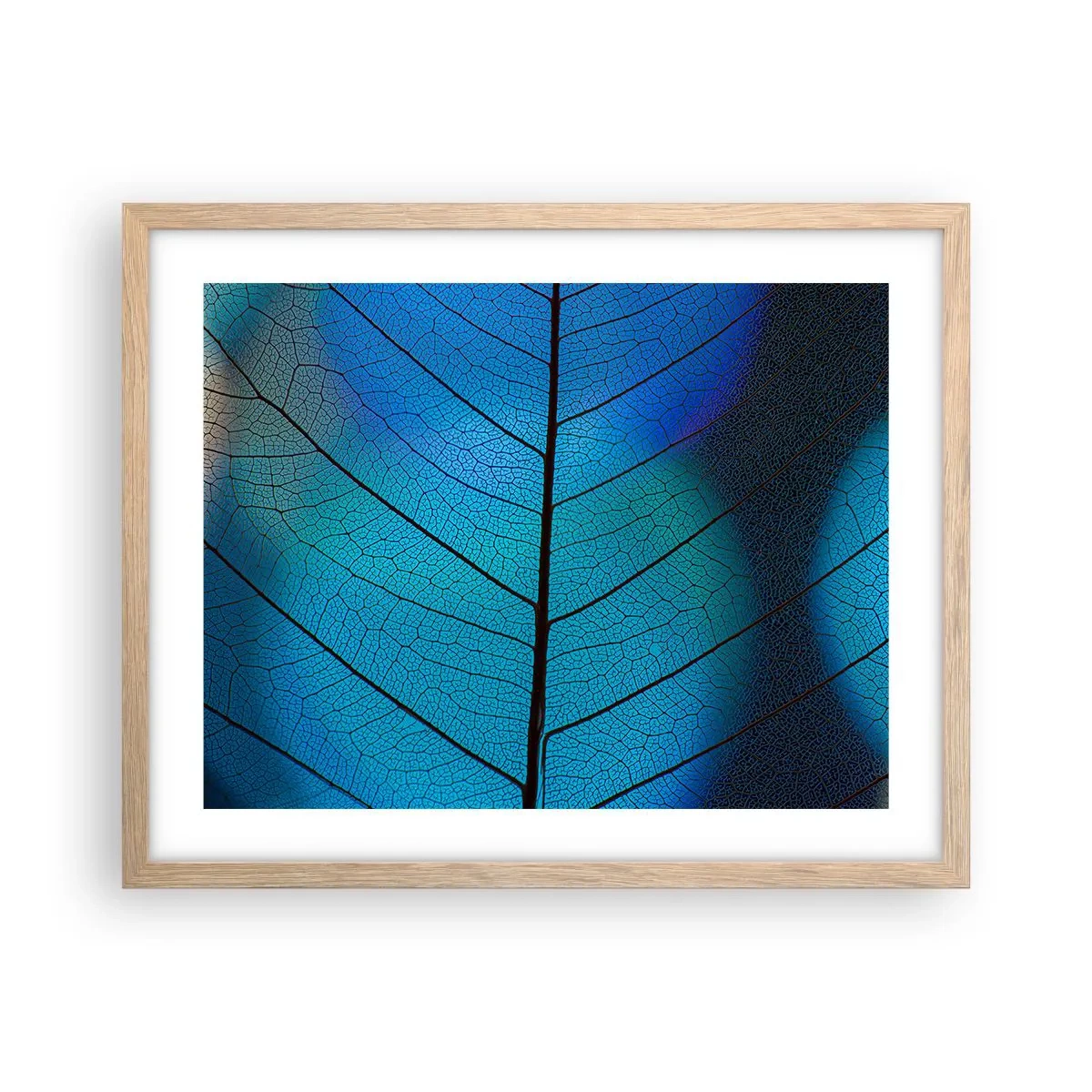 Plagát v ráme zo svetlého duba - Až do detailov - 50x40 cm