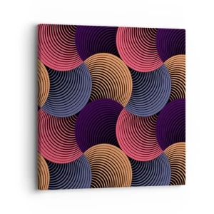 Obraz na plátne - V kruhovom rytme - 30x30 cm