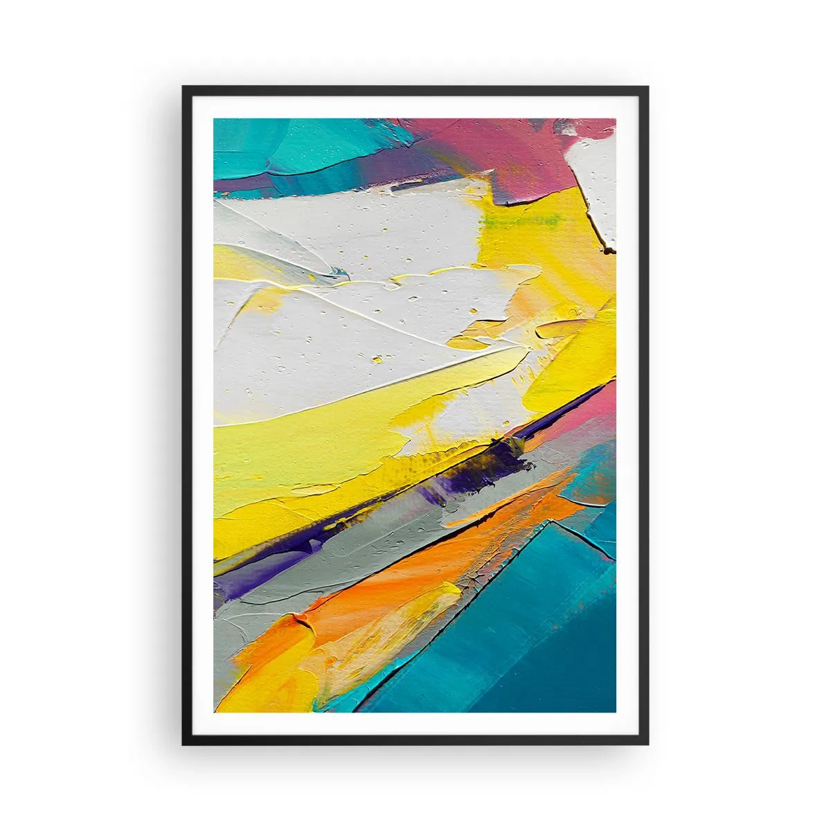 Plagát v čiernom ráme - Anatómia svetla - 70x100 cm