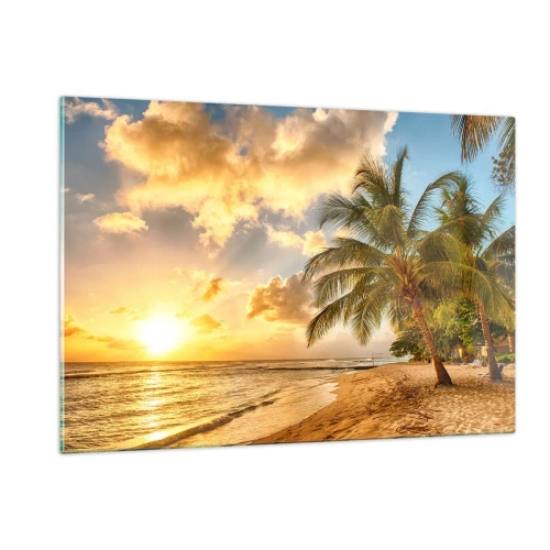 Obraz na skle - Večné leto, vždy prázdniny - 120x80 cm