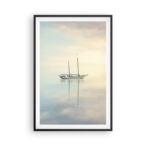 Plagát v čiernom ráme - V mori ticha - 61x91 cm