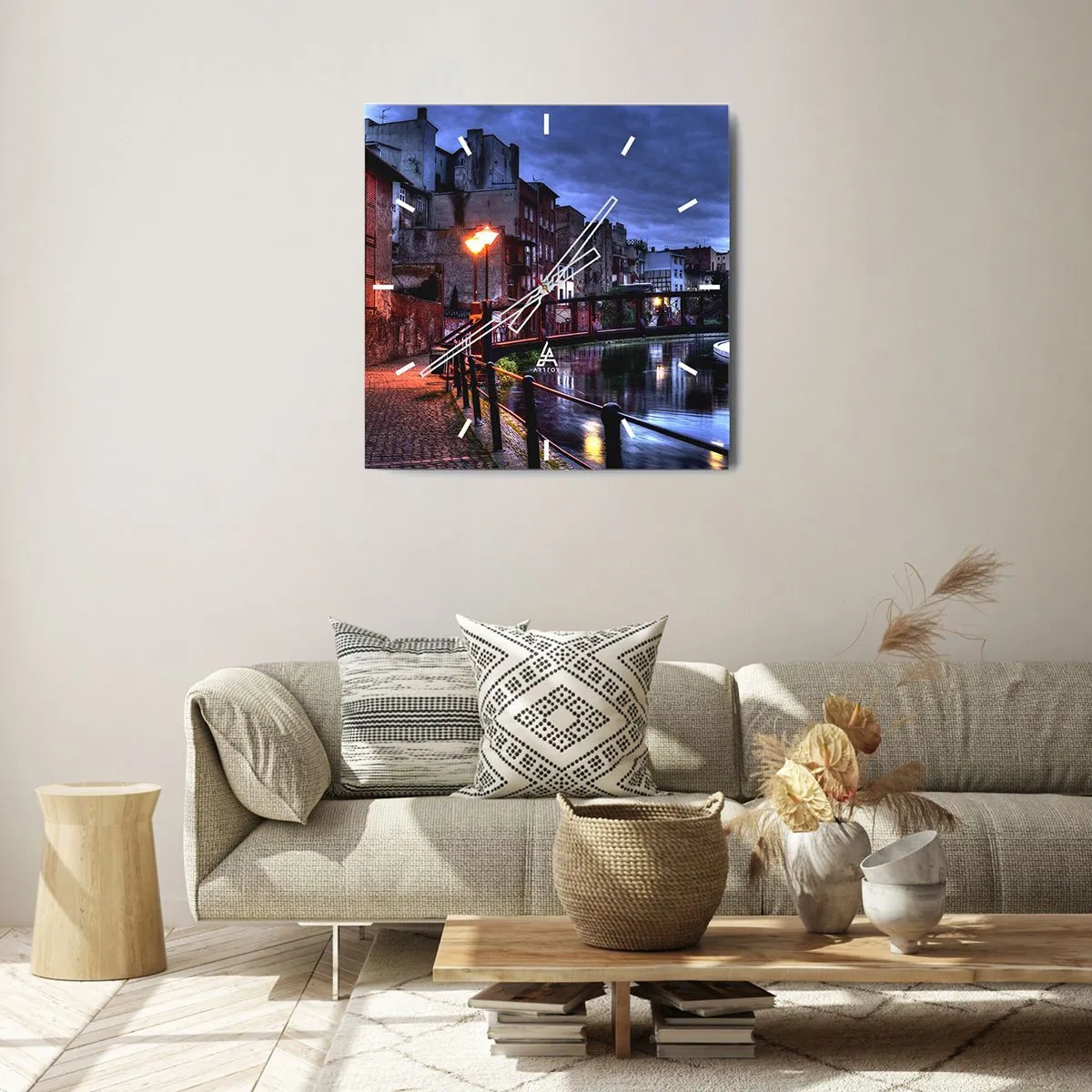 Nástenné hodiny - Takú Bydgoszcz si nepoznal - 40x40 cm