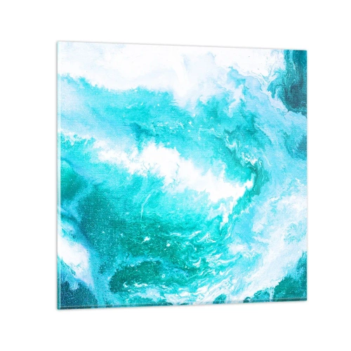 Obraz na skle - V jadre živlu - 40x40 cm