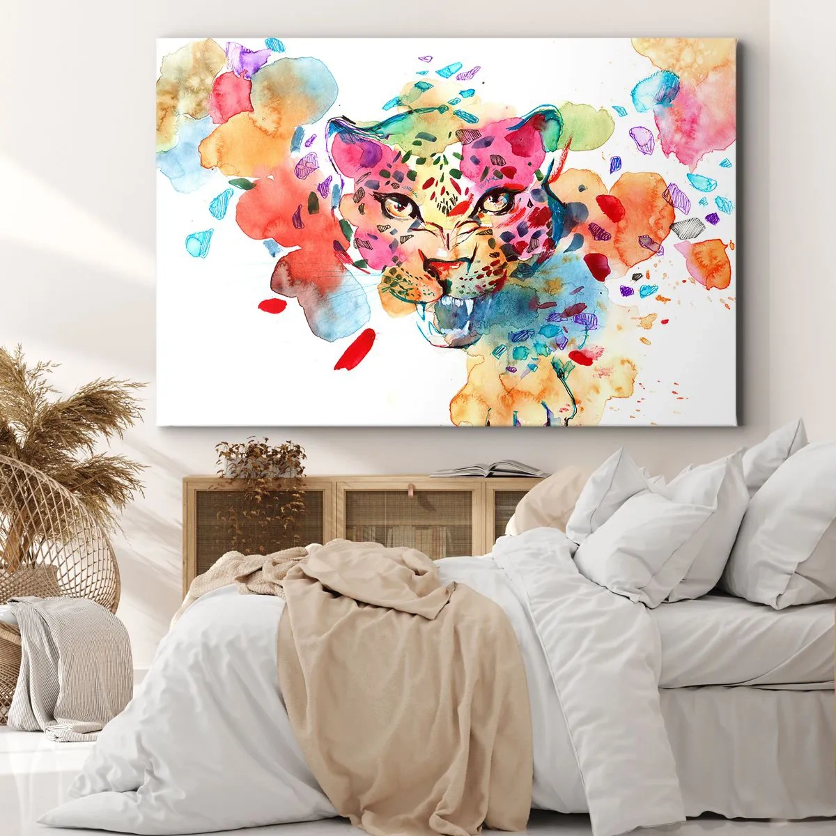 Obraz na plátne - Kráska a zviera - 120x80 cm