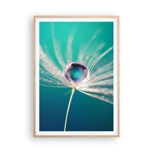 Plagát v ráme zo svetlého duba - Mystický okamih - 70x100 cm