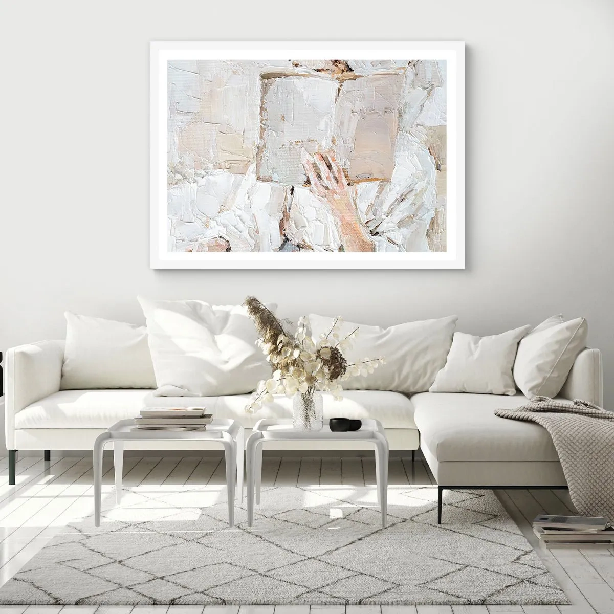 Plagát v bielom ráme - V inom svete - 40x30 cm